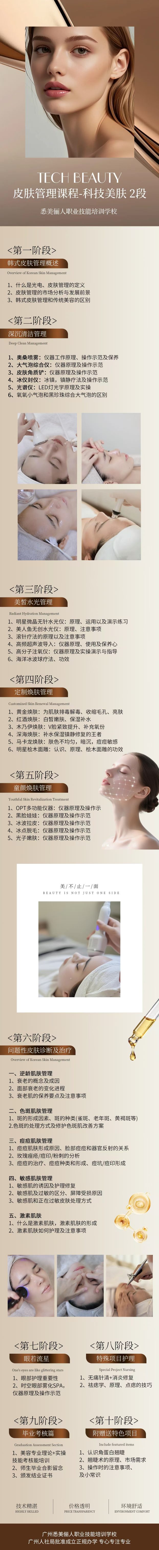 皮肤管理课程